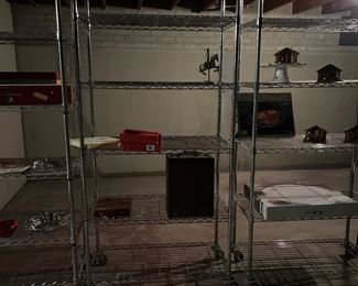 Metro Rack with wheels set of three