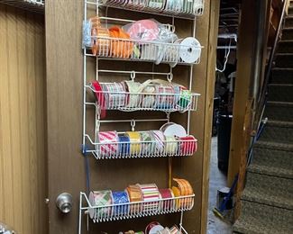 Hundreds of decorative rolls of ribbon