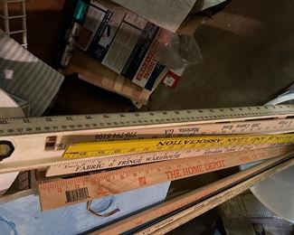 Vintage rulers