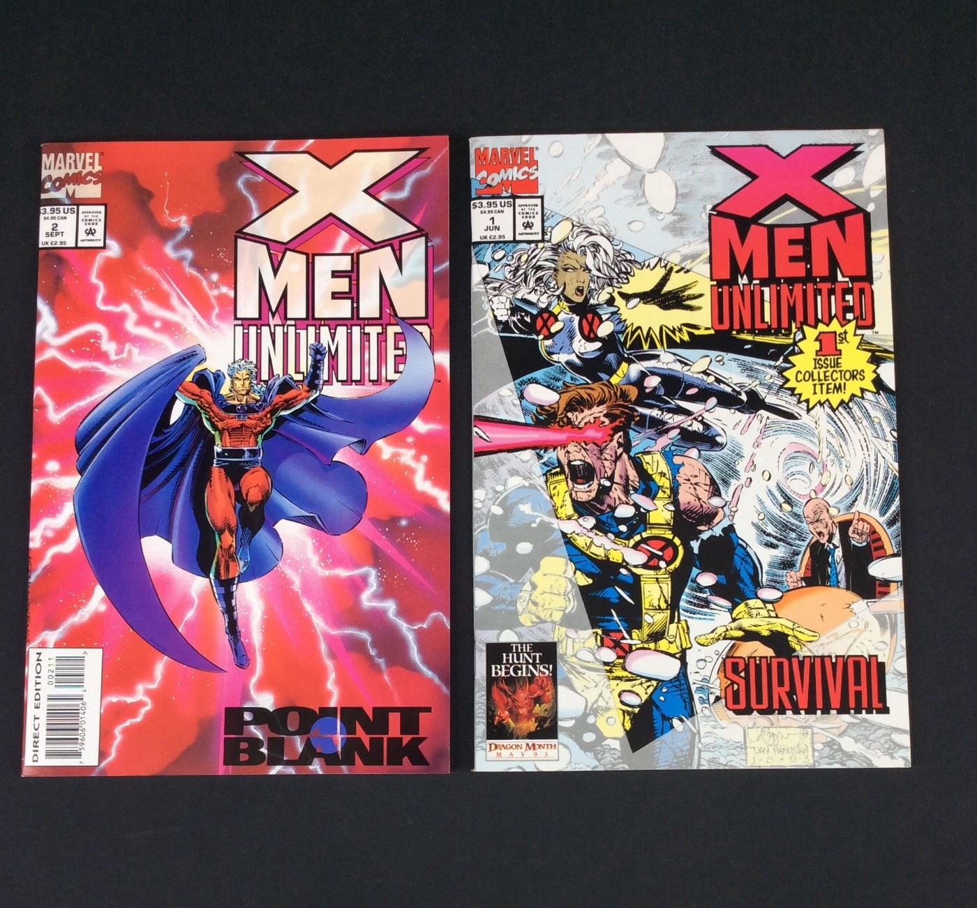 Marvel: X-Men Unlimited No. 1 1st Issue Collector's Item and No. 2