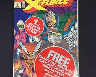 Marvel: X- Force No. 1, 1st Issue Collector's Item Includes Official Marvel Super Hero Trading Card Included Only with Collector's Edition.
