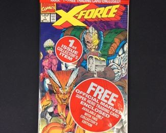 Marvel: X- Force No. 1, 1st Issue Collector's Item Includes Official Marvel Super Hero Trading Card Included Only with Collector's Edition.