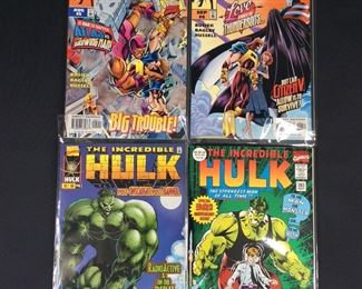 Marvel: The Incredible Hulk No. 446 1996; The Incredible Hulk No. 393 30th Anniversary Issue; Thunderbolts No. 5 and 6