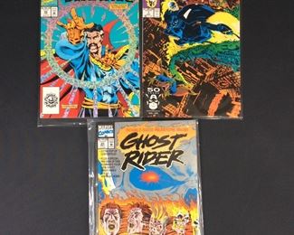 Marvel: Ghost Rider No. 25, Doctor Strange and Ghost Rider No. 1, Dr. Strange No. 50 Foil Cover
