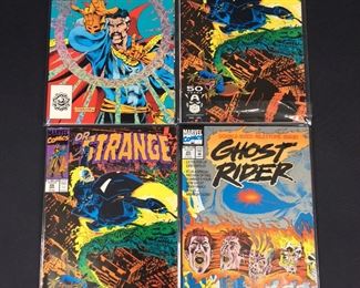 Marvel: Ghost Rider No. 25, Doctor Strange and Ghost Rider No. 1, Dr. Strange No. 28, Dr. Strange No. 50 Foil Cover