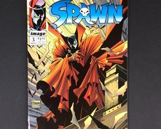 Image Comics: Spawn No. 3 Key Issue, First full appearance of Wanda Blake; First appearance of Terry Fitzgerald & Cyan Fitzgerald; Second appearance of Malebolgia & Violator; Third Spawn and Sam and Twitch