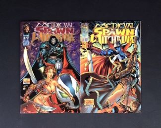Image Comics: Medieval Spawn Witchblade No. 1 and No. 3
