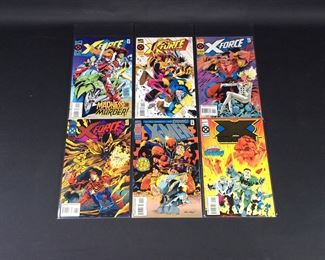 Marvel: X-Men Deluxe X-Force No. 40-43, X-Men No. 41 Key Issue Death of Xavier (Future), X-Universe No. 1
