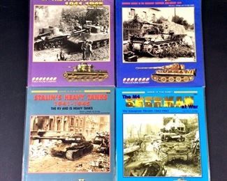 Concord Publications: Armor at War Series: Tank Battles of the Pacific Wars; D-Day Tank Warfare; Stalin's Heavy Tanks; The M4 Sherman at War