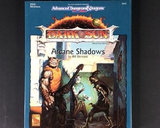 TSR, Inc.: Advanced Dungeons and Dragons: Dark Sun World, Arcane Shadows

