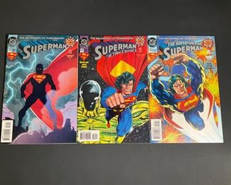 DC: Superman The Beginning of Tomorrow The Adventures of Superman No. 0, Superman in Action Comics No. 0, Superman No. 0