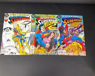 DC: Superman No. 91 1994, The Adventures of Superman No. 514 1994, Superman in Action Comics No. 701 1994
