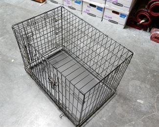 You & Me 2-Door Folding Dog Crate 