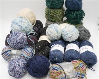 Assortment of Yarn (Total of 24) 
