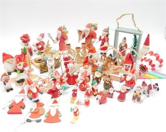 Large Assortment of Small Christmas Decorations (Total of 49) 