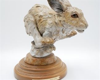 Mill Creek Studios "By A Hare's Breath" Sculpture by Stephen Herrero 