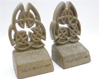 Forde Crafts Ltd. Celtic Trinity Knot Bookends 