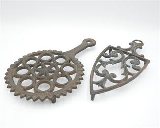Cast Iron Trivets (Set of 2) 