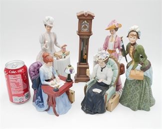 Avon Albee Award Porcelain Figurines (Set of 5) 