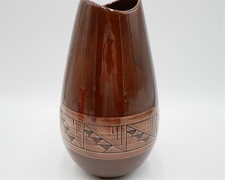Native American Glazed Vase 