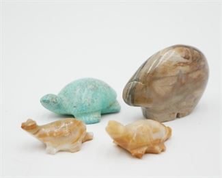 Assorted Miniature Carved Zuni/Animals (Total of 12) 