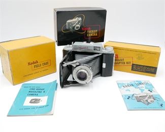 Kodak Tourist II Camera, Tourist Adapter Kit & Accessories 