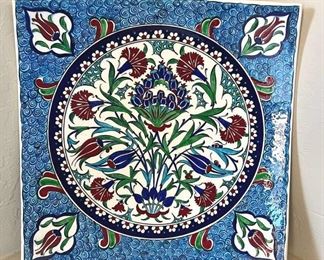 Hand MadePainted Plate from MarMora Gini  TurkiyeTurkey