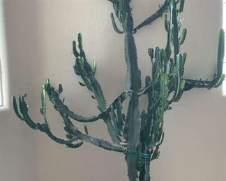 Cactus Plant 8ft Tall in Ceramic White Pot