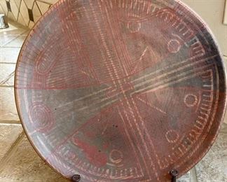 Hand Made Clay Decorative Plate