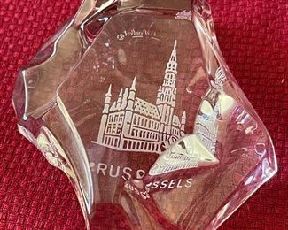 Lambert Crystal, Brussels Paperweight Rock