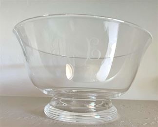 Steuben Crystal Bowl Engraved DOC