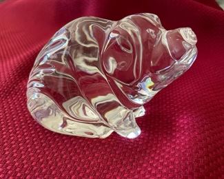 Waterford Crystal Pig