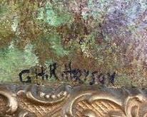 LOT#41- OIl on canvas by GHR Herson? 27in by 23 in $275