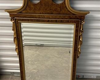 LOT#44-Gold/brown mirror 40in by 26in $45