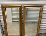 LOT#38- Pair of mirrors 42in by 21in $40