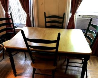 Dining Table Set with leaf 