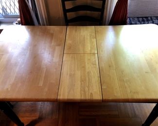Dining Table with Leaf in place