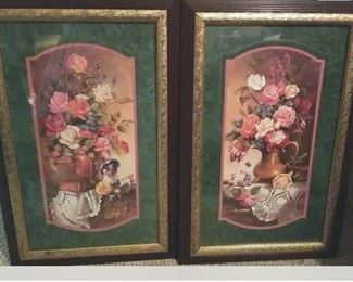 Vintage Home Decor Paintings (set of 2)
