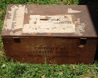 Forsyth County Presidential Ballot box