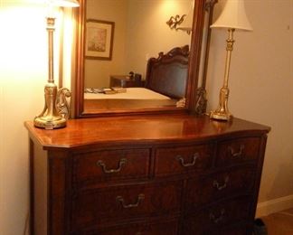 dresser and mirror by drexel