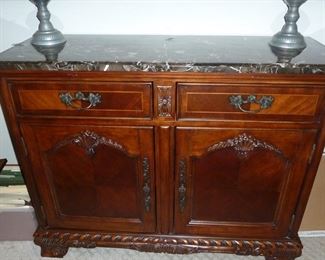 marble top cabinet