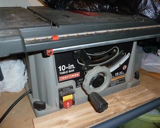 Craftsman 10-in table saw