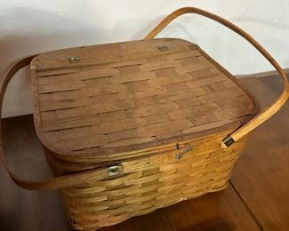 Vtg West Rindge basket, NH