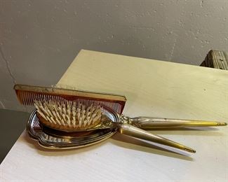 S & L Bronze vanity set
