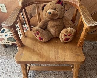 A Brandt Ranch Oak Chair