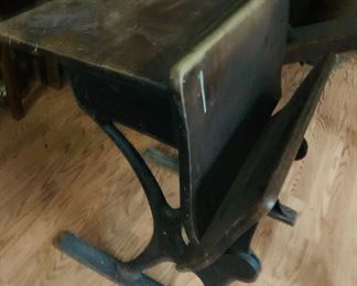 Vintage school desk.