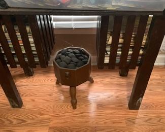 Misson oak desk/table