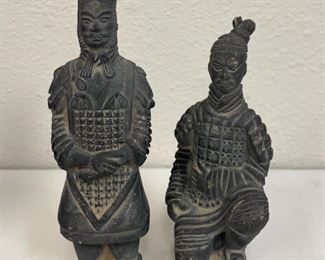 RC6241 Lot of 2 Chinese Terracotta Warrior Soldiers Figurines https://www.ebay.com/str/agesagoestatesales