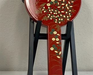 RC6245 Japanese Double Hand Mirror w Stand Lacquered Makie Style Awase Kagami https://www.ebay.com/str/agesagoestatesales