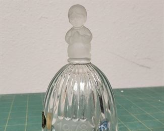 RC9123 House of Goebel 1978 Crystal Praying Young Boy Glass Bell Made W Germany https://www.ebay.com/str/agesagoestatesales